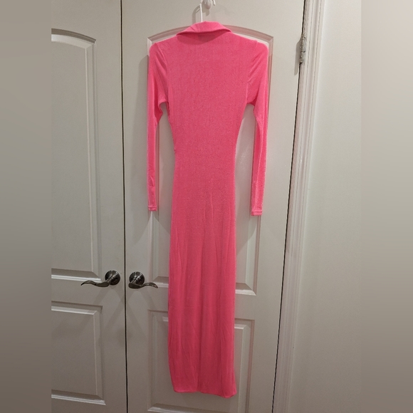 7. NWT SER.O.YA ELM DRESS IN NEON PINK - Picture 4 of 7